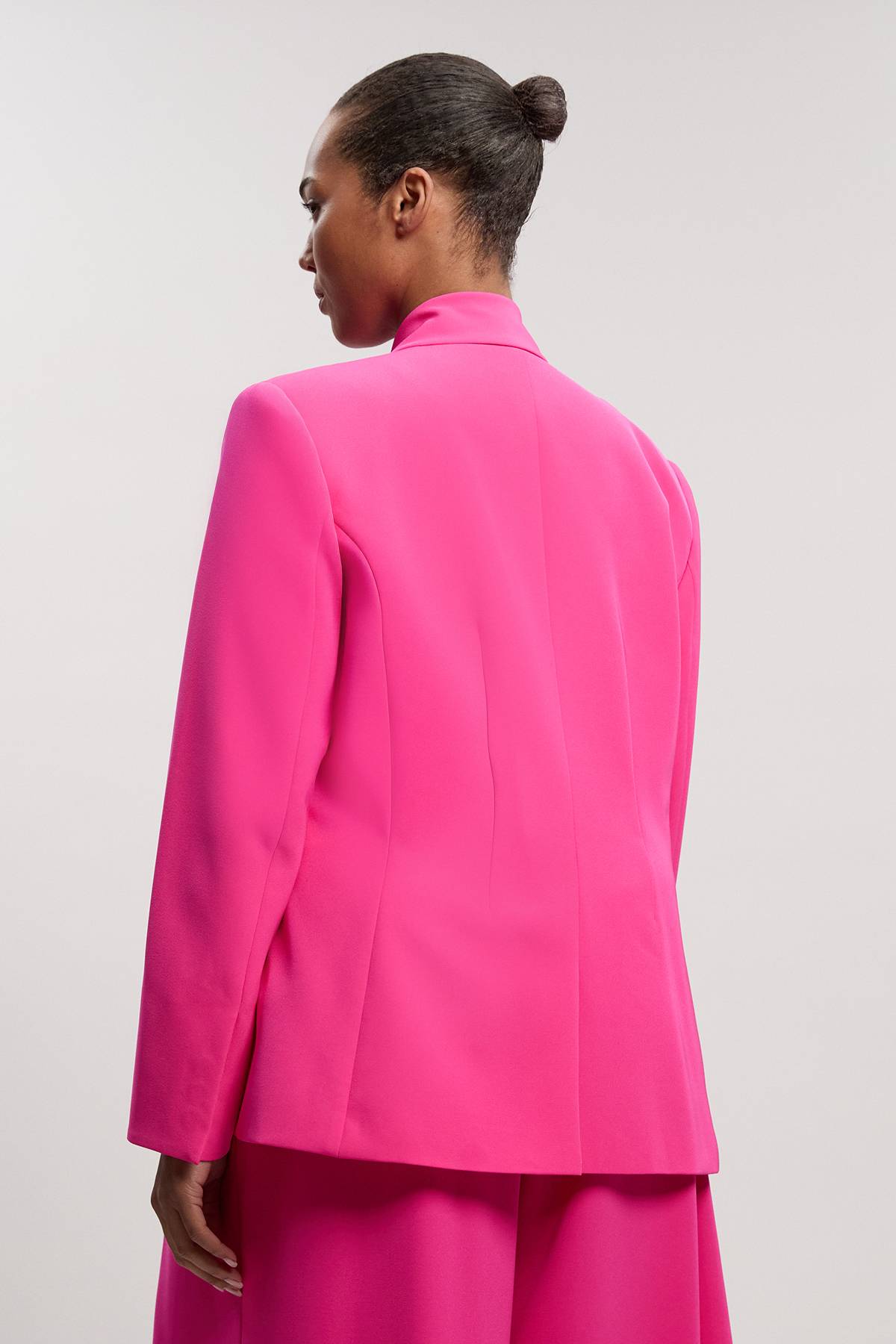 KarenMillen Blazer Grande Taille Ajusté Droit À Simple Boutonnage