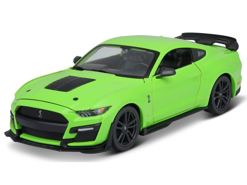 Maisto Sportwagen Ford Mustang Shelby GT500 2020 1:24, Grün Sammlermodell im Massstab 1:24