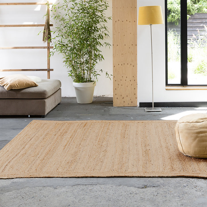 Jute vloerkleed  - Fair Naturel | Terug naar de natuur