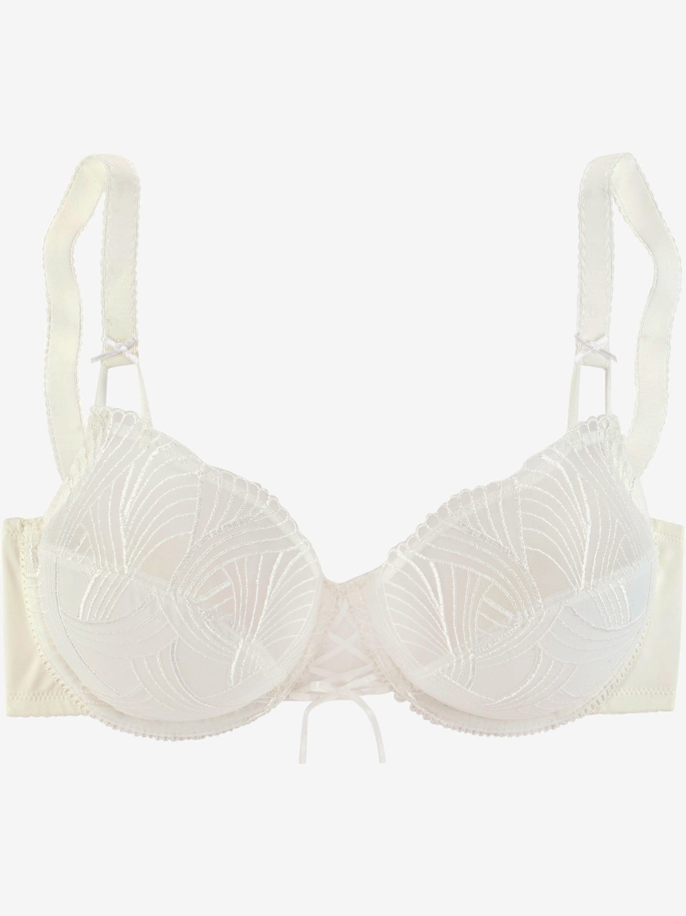 Soutien-gorge à armatures avec dentelle filigrane sur le haut des bonnets