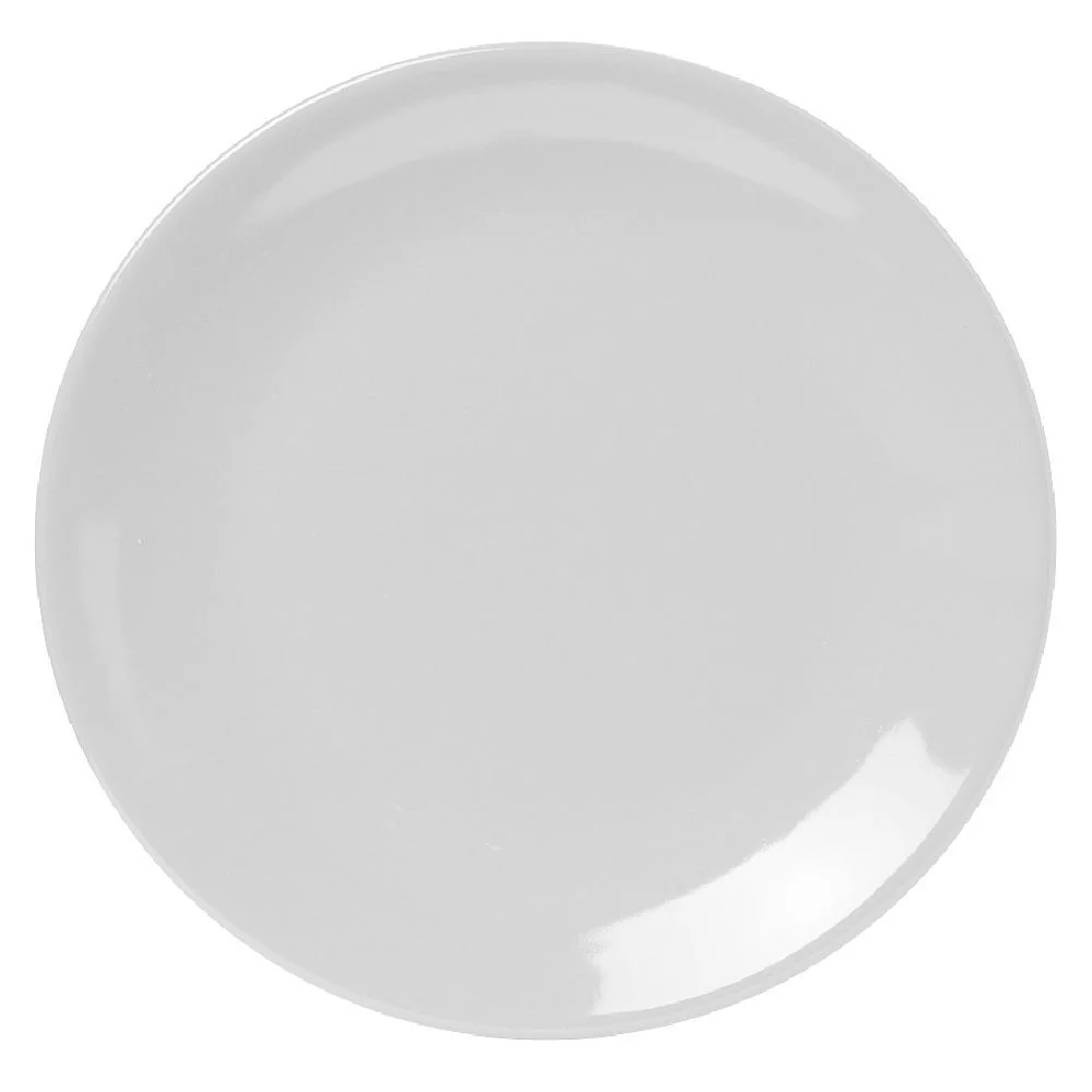 Service à vaisselle blanc en faïence 18 pièces