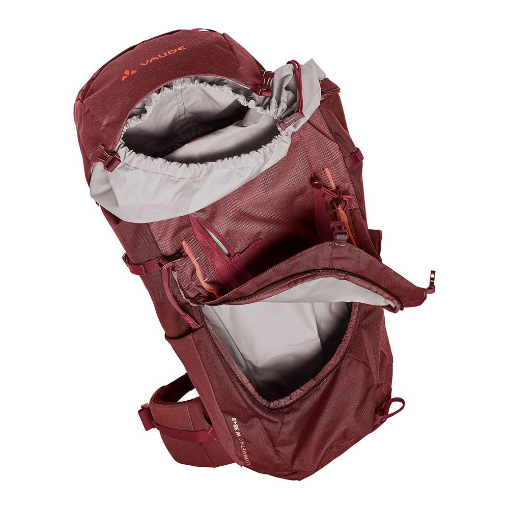 Vaude ASYMMETRIC 38+8L - Sac À dos Femme dark cherry