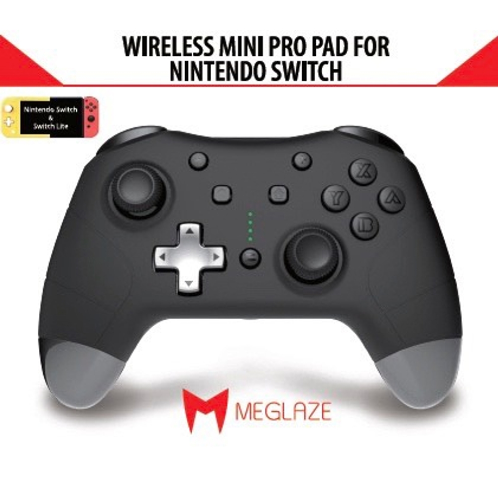 Meglaze Wireless Mini Pro Pad für Nintendo Switch/PC – Schwarz