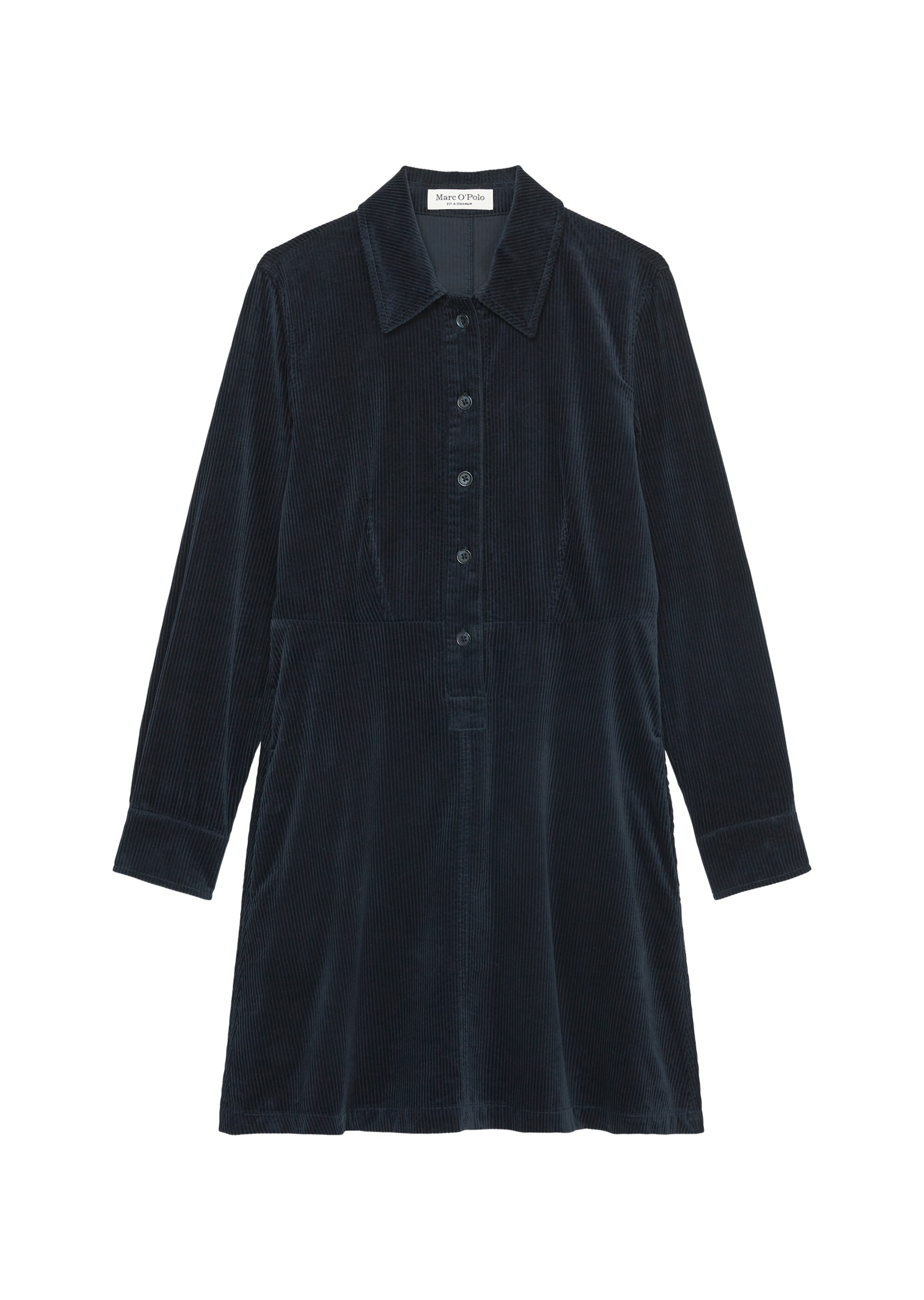 Kurzes Cordkleid fittedaus Organic Cotton