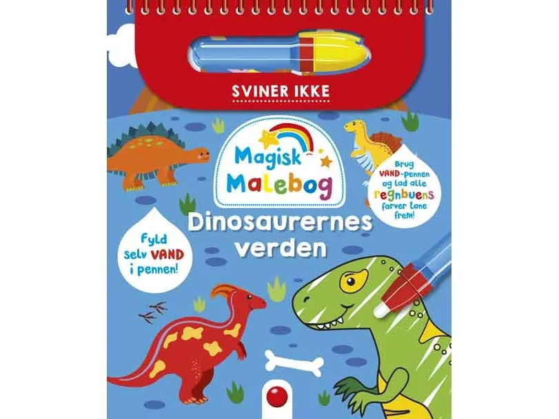 Magisk malebog: Dinosaurernes verden