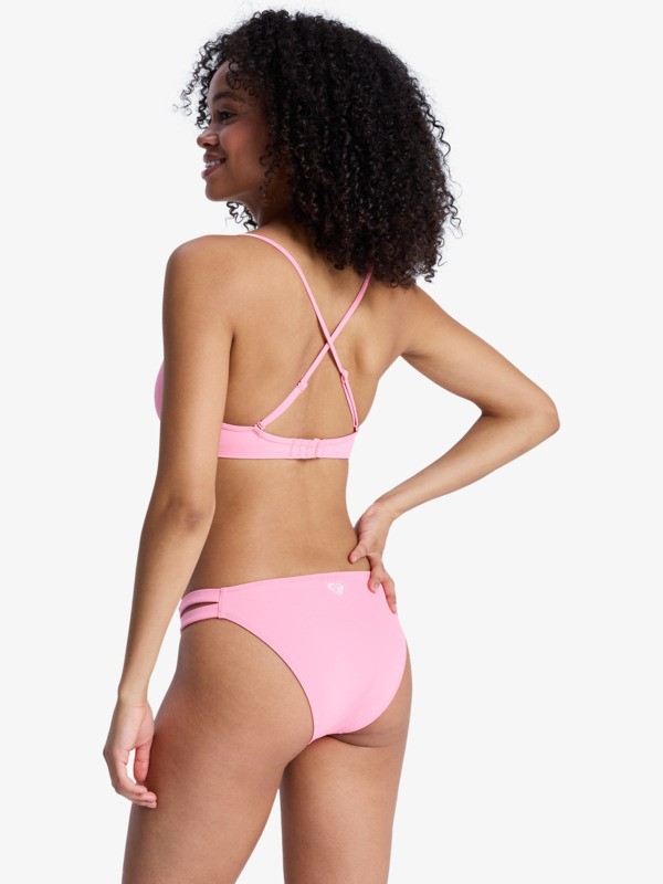 Solid Essentials Classic Bas de bikini Rose Femme