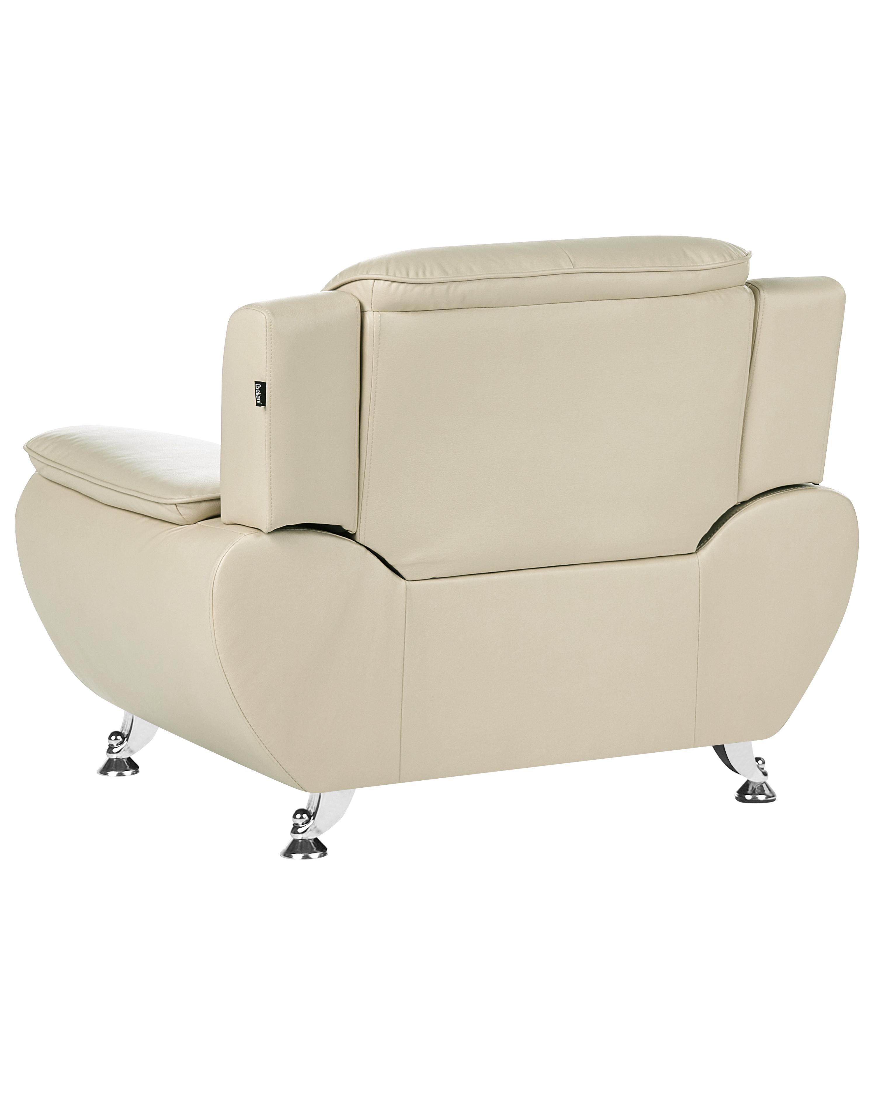 Fauteuil LEIRA Kunstleer Beige