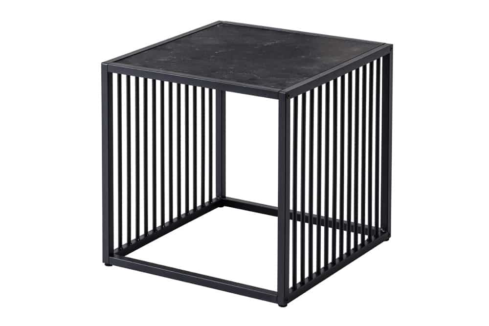 Design Beistelltisch ARCHITECTURE 40cm graphit Metall