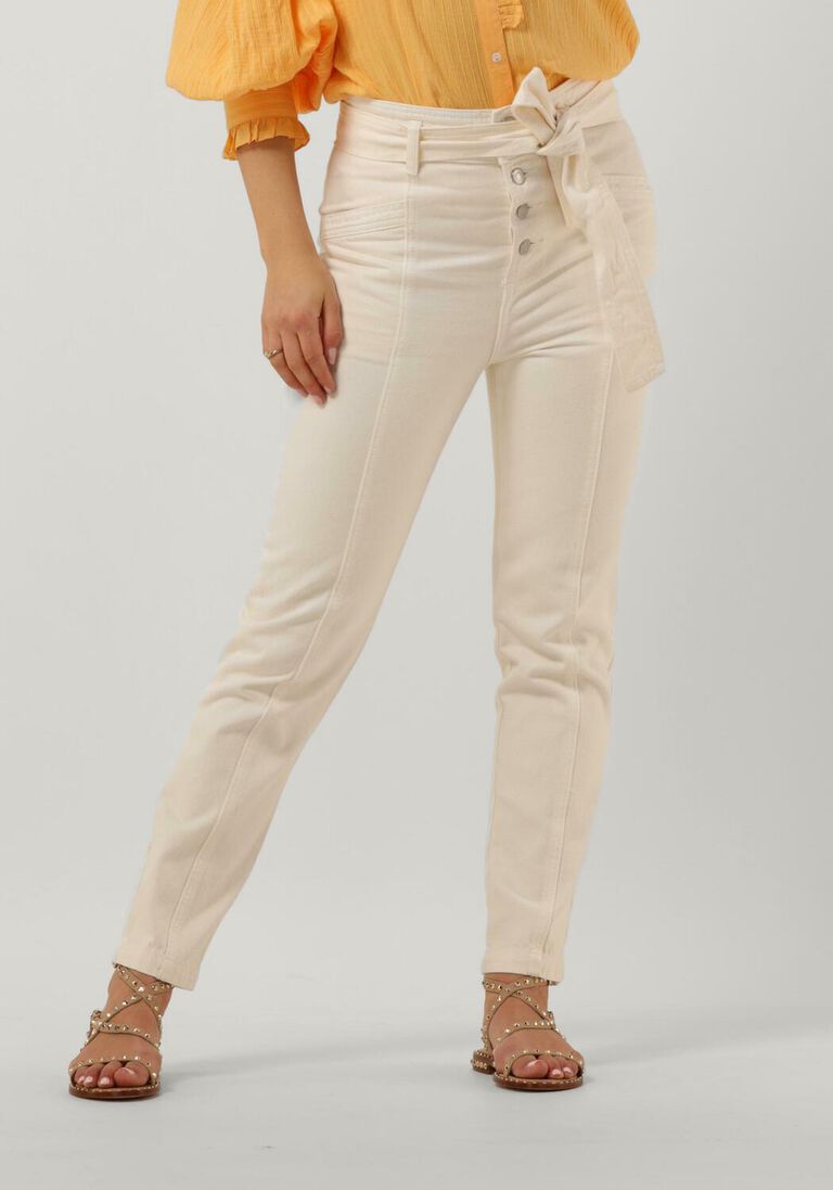CIRCLE OF TRUST witte circle of trust slim fit jeans bodi colored