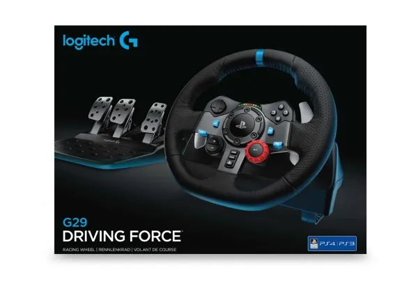 Logitech® | G29 Driving Force - Rat og pedalsæt - kabling - for; Sony PlayStation 3/4/5