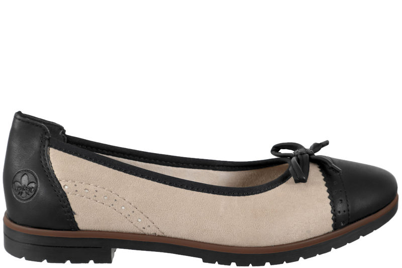 RIEKER BALLERINA I BEIGE RUSKIND