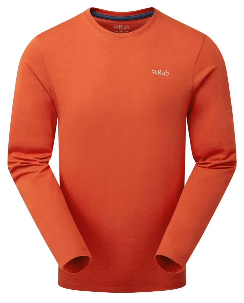 Rab Basecamp 3 Peaks Ls Tee Red Clay