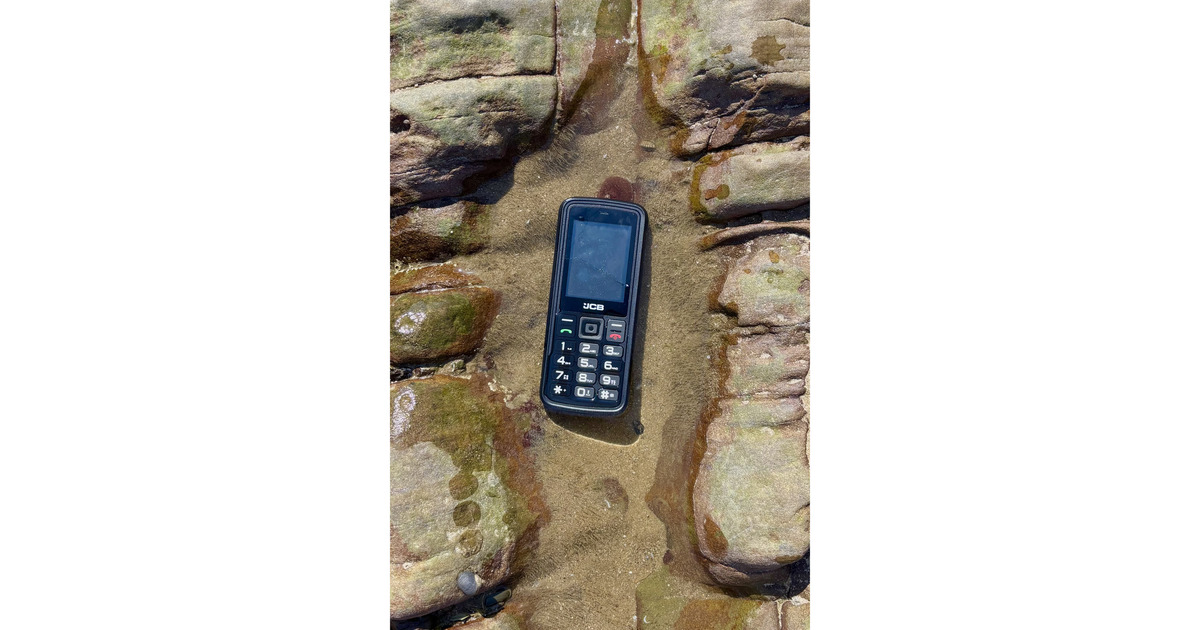 JCBTradesman 2F mobiele telefoon  (Zwart/oranje, 2.4