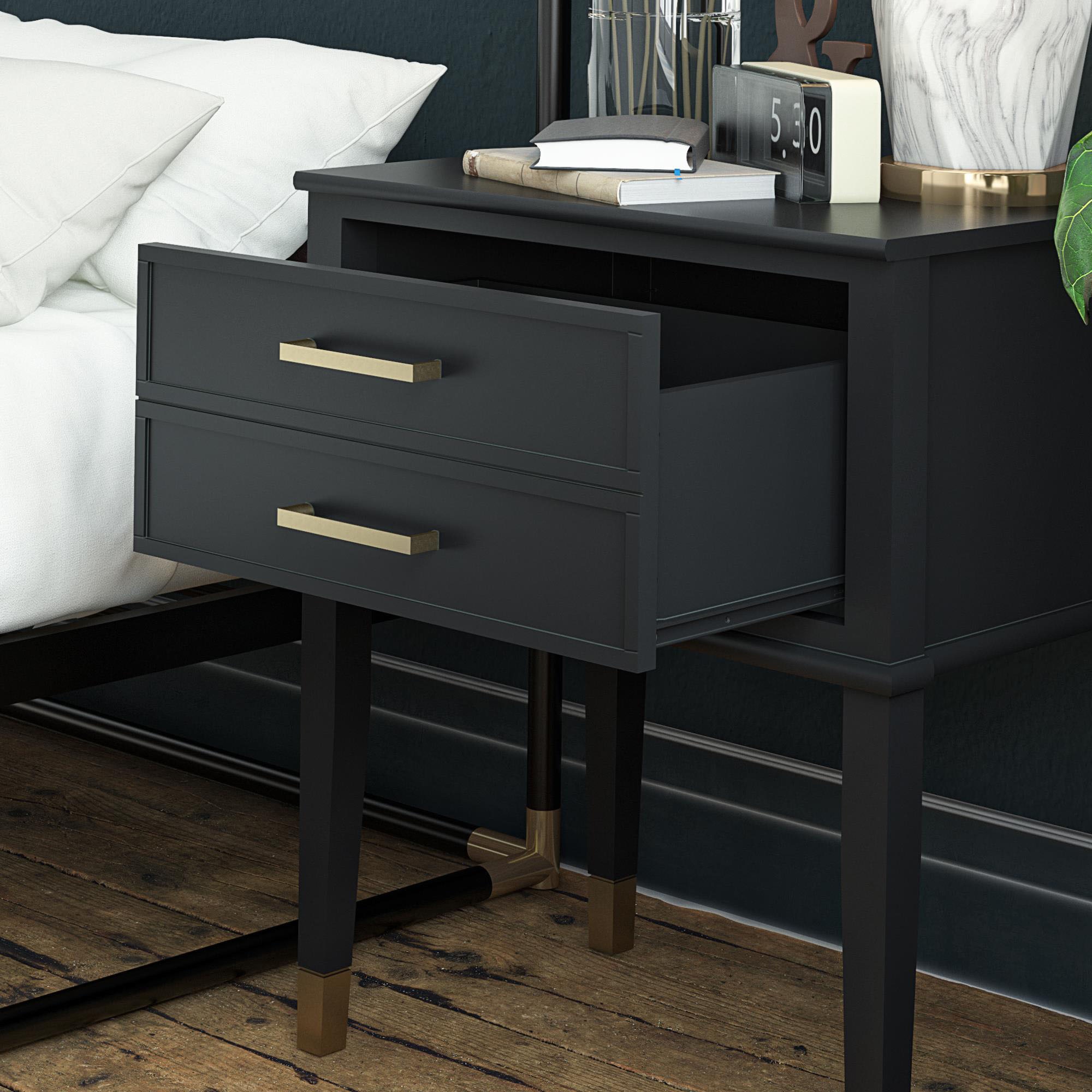 CosmoLiving by Cosmopolitan Beistelltisch »Westerleigh« 1 Stk. tlg. 1 Schublade, aus pflegeleichtem MDF, Beine aus Massivholz, Höhe 72 cm