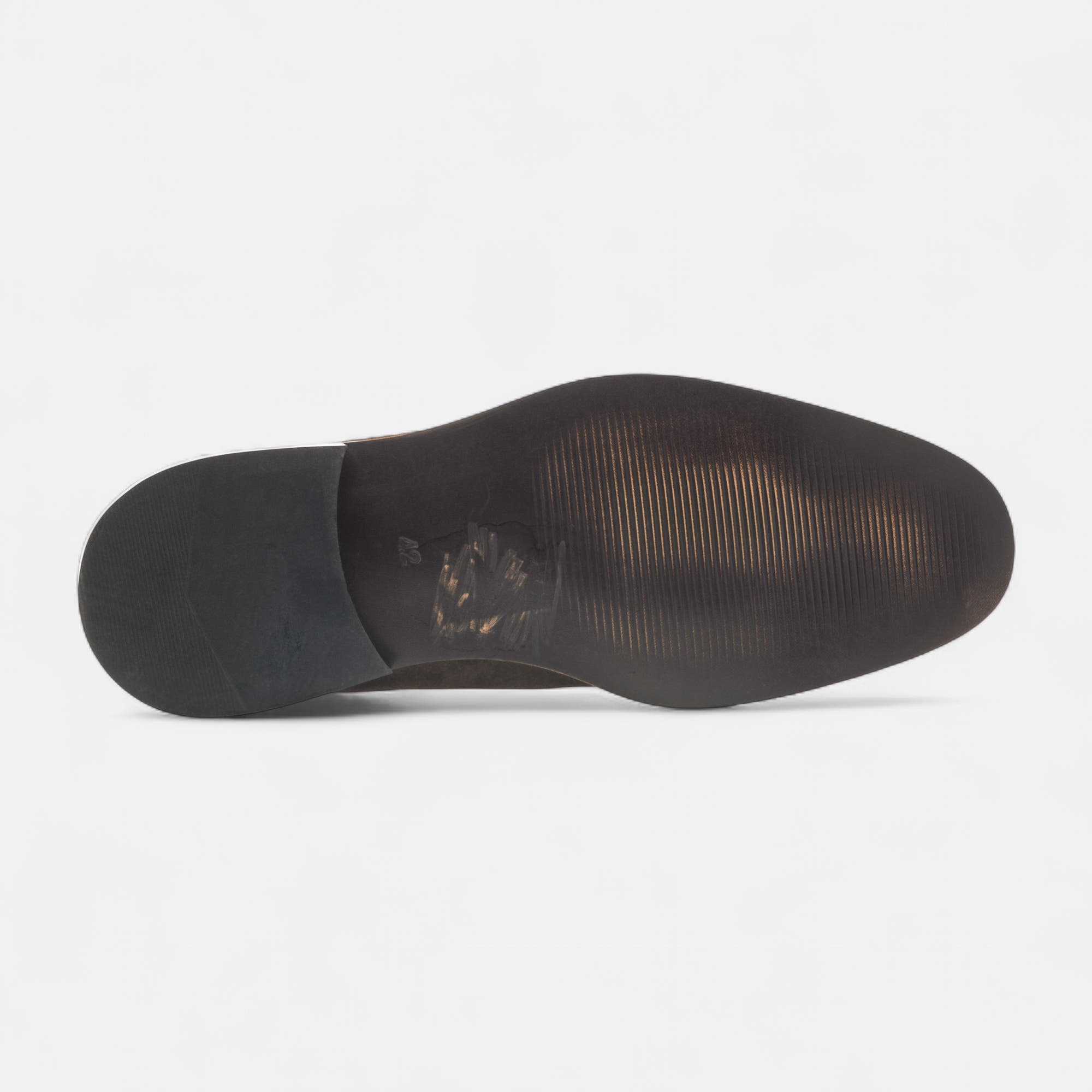 Mocassins Homme en cuir marron