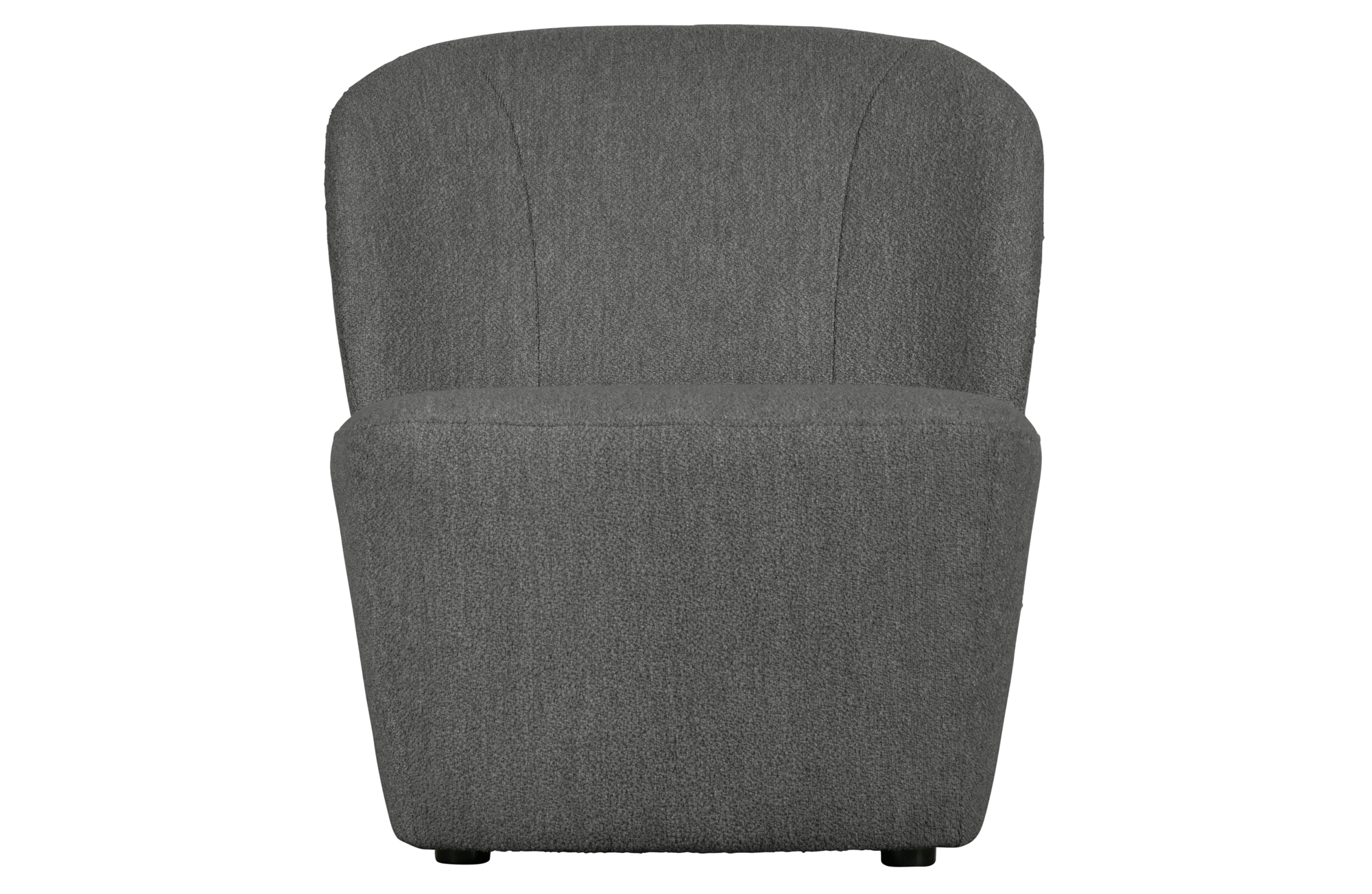 vtwonen fauteuil Lofty bouclé Staalgrijs