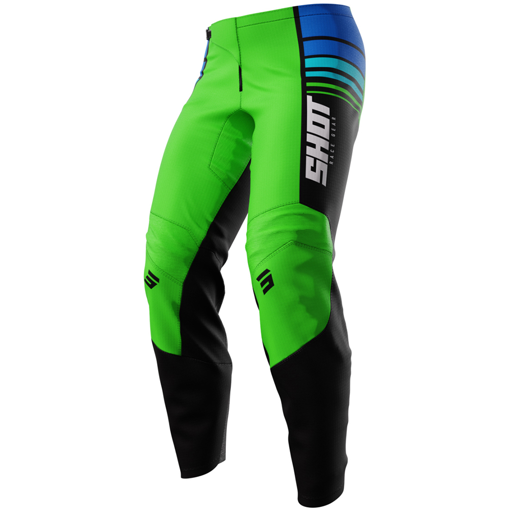 Shot - Pantalon enfant Draw Kid Peak Vert / Noir / Bleu