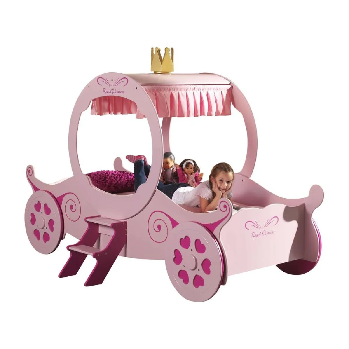 VIPACK Vipack Funbeds Lit carrosse Princesse Kate