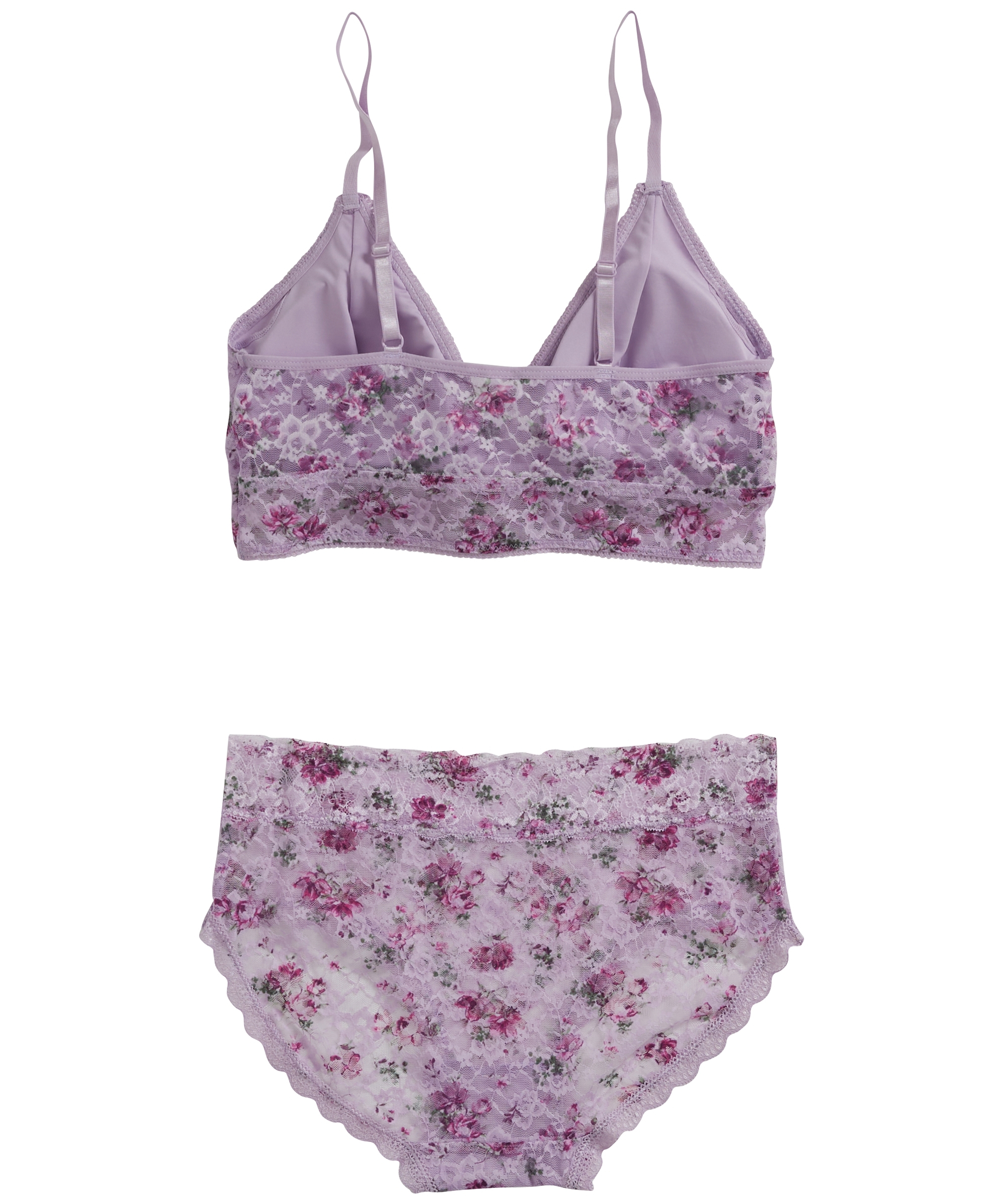 lingerie set bloemen