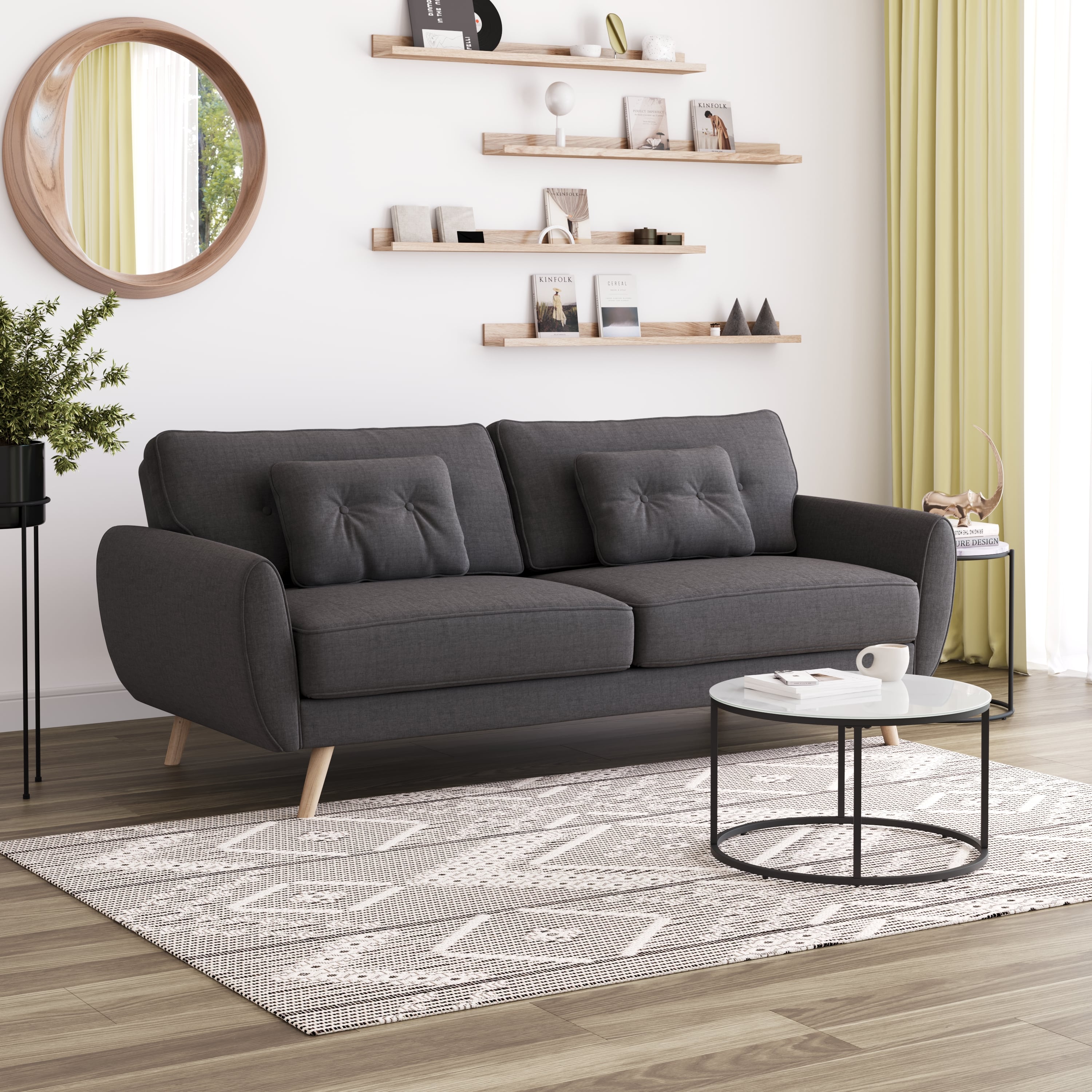 Schlafsofa MADDIE anthrazit