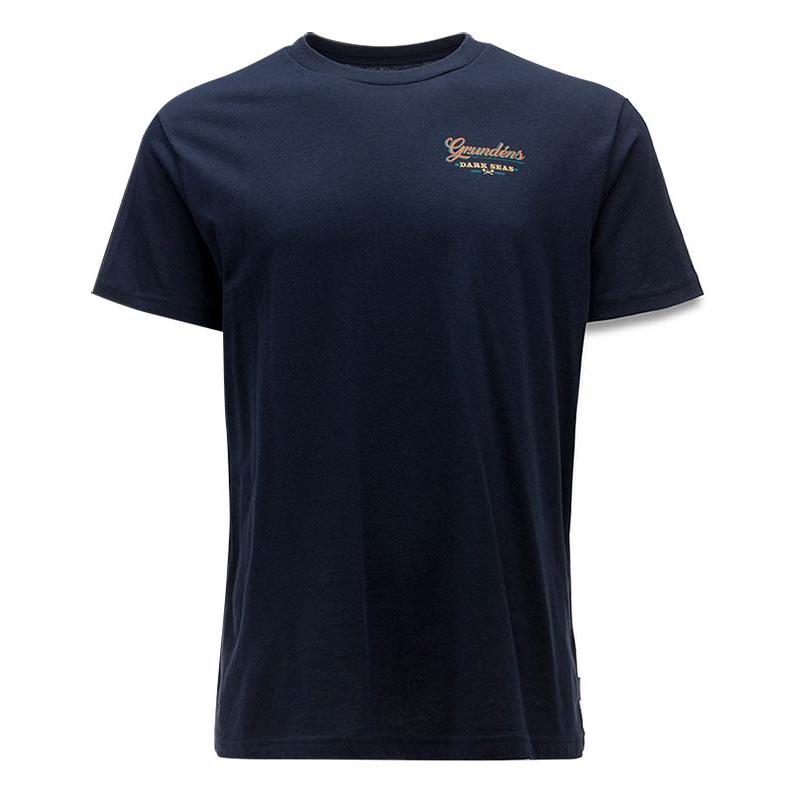 Tee Shirt Manches Courtes Homme Grundéns Dark Seas X Watercraft Ss Dark - Navy