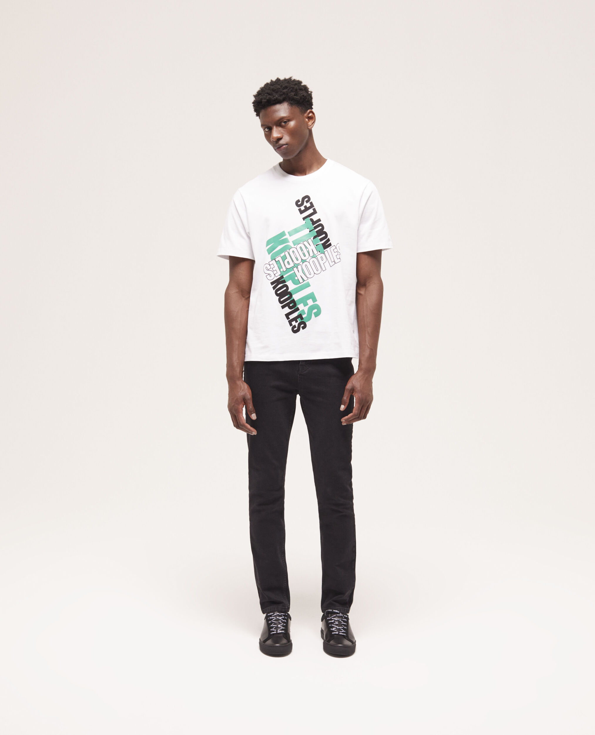 T-shirt logo The Kooples blanc