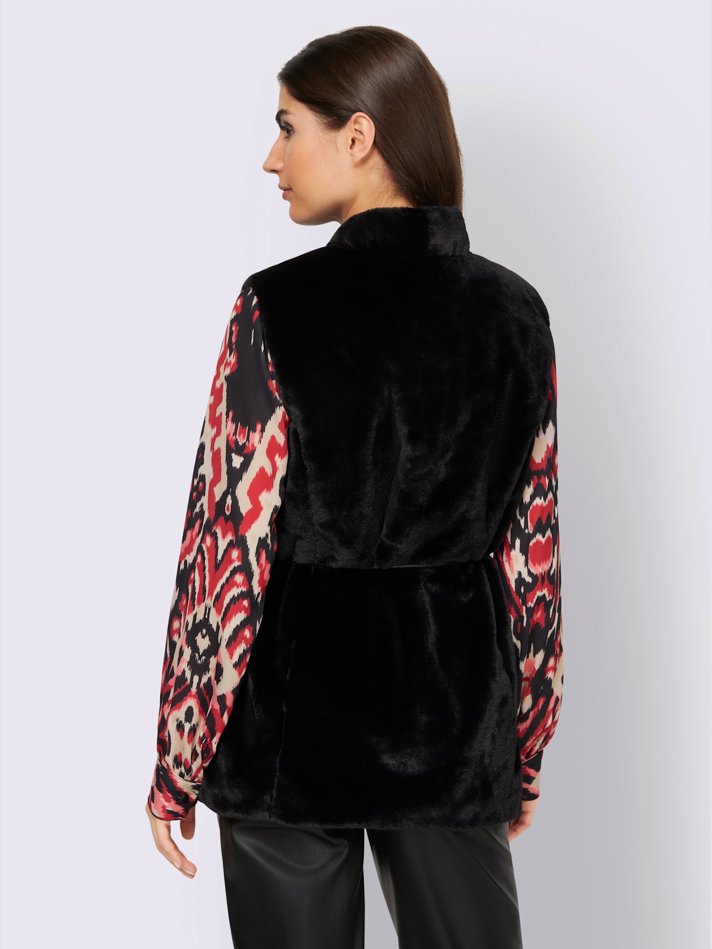 Gilet imitation fourrure ultra-doux et chaud