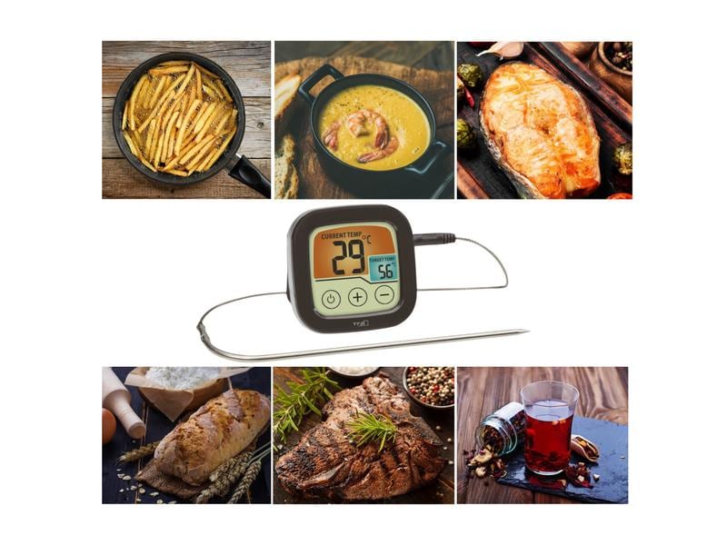 TFA Dostmann Bratenthermometer  Digital Digitales Grill-Bratenthermometer