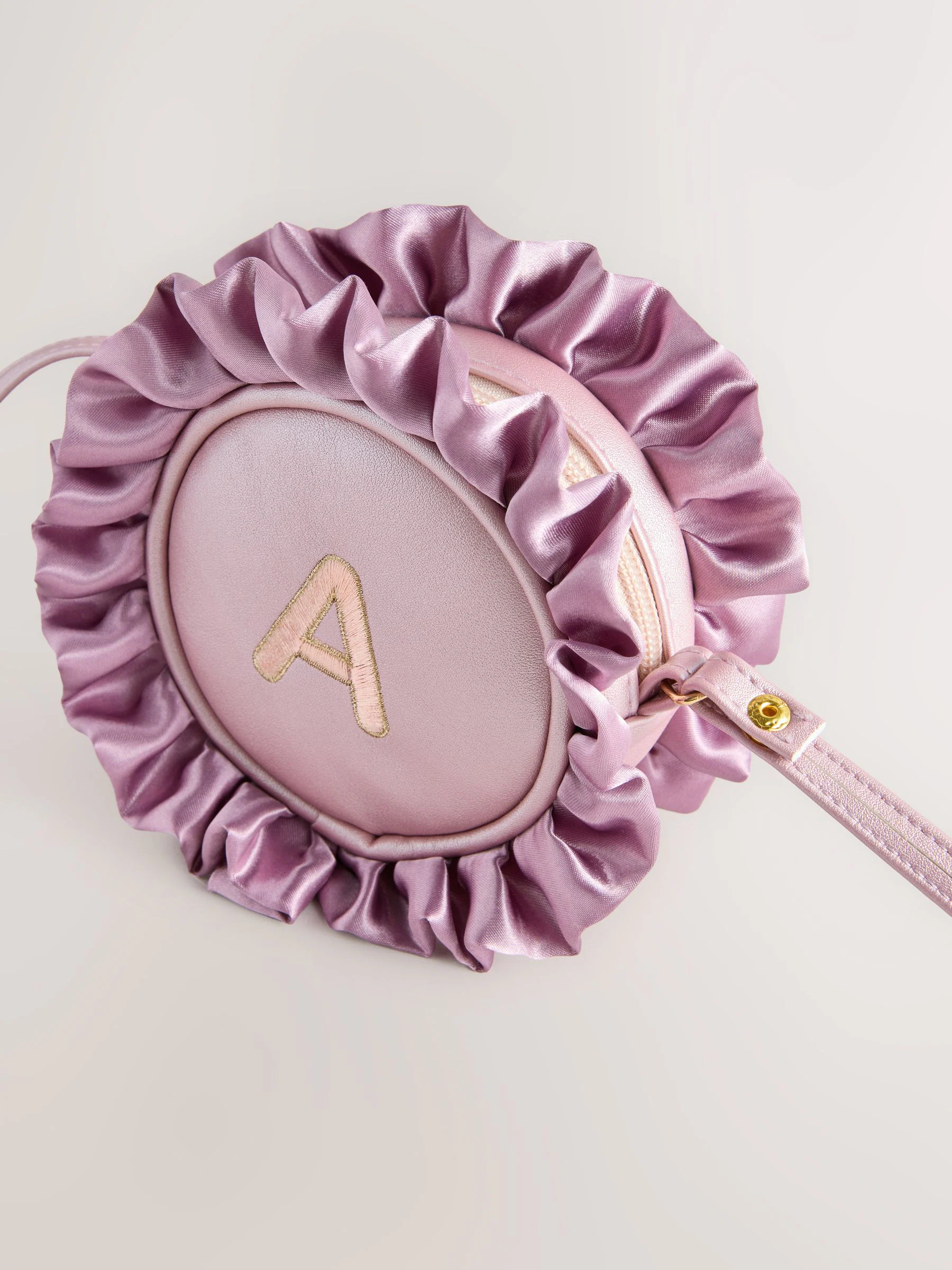 Roze - Frill Initial Bag