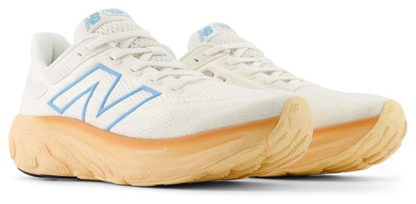 Chaussures Running New Balance Fresh Foam X 1080 v13 Blanc/Orange Femme