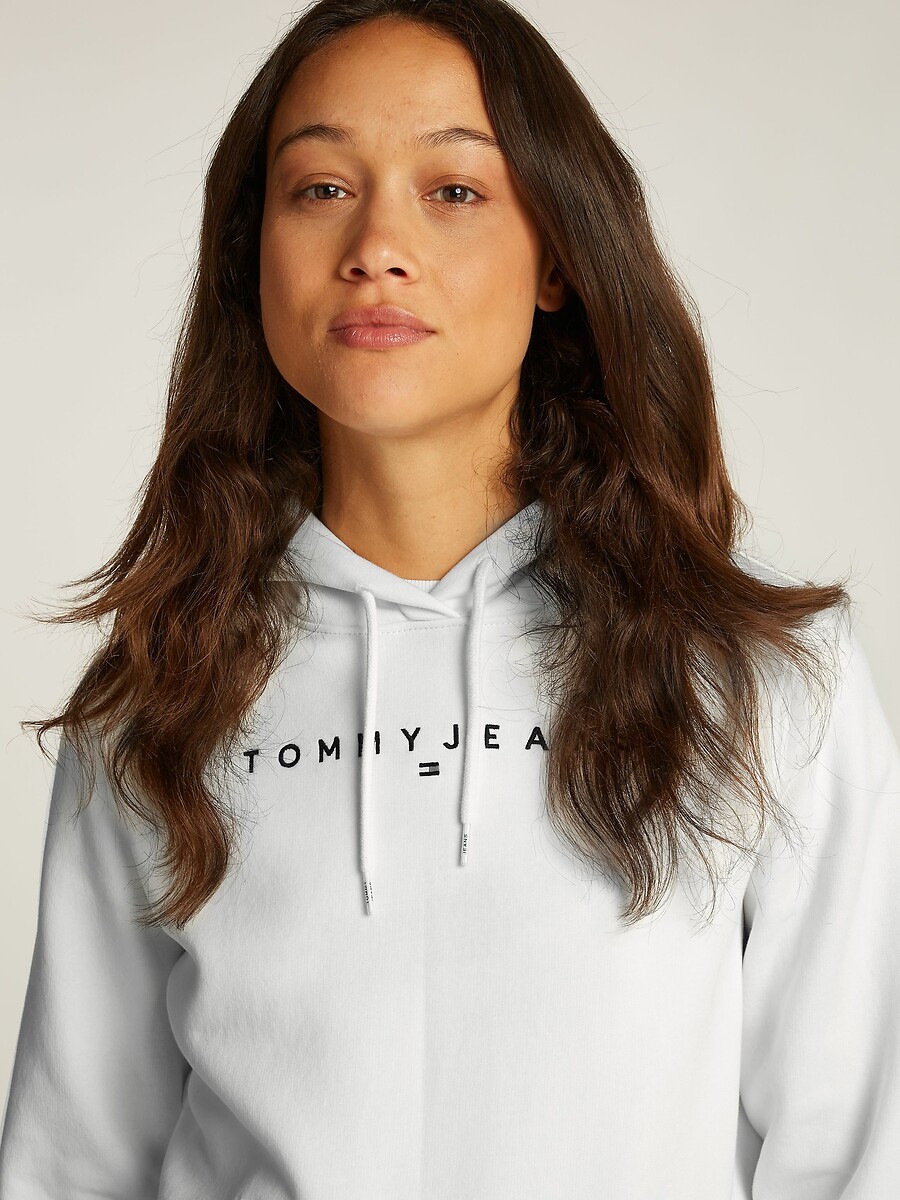 TOMMY JEANS<br>Moletom com capuz e logo