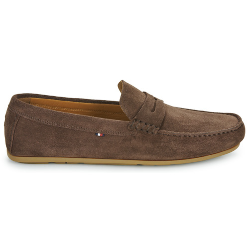 Tommy Hilfiger - CASUAL HILFIGER SUEDE DRIVER - Marron