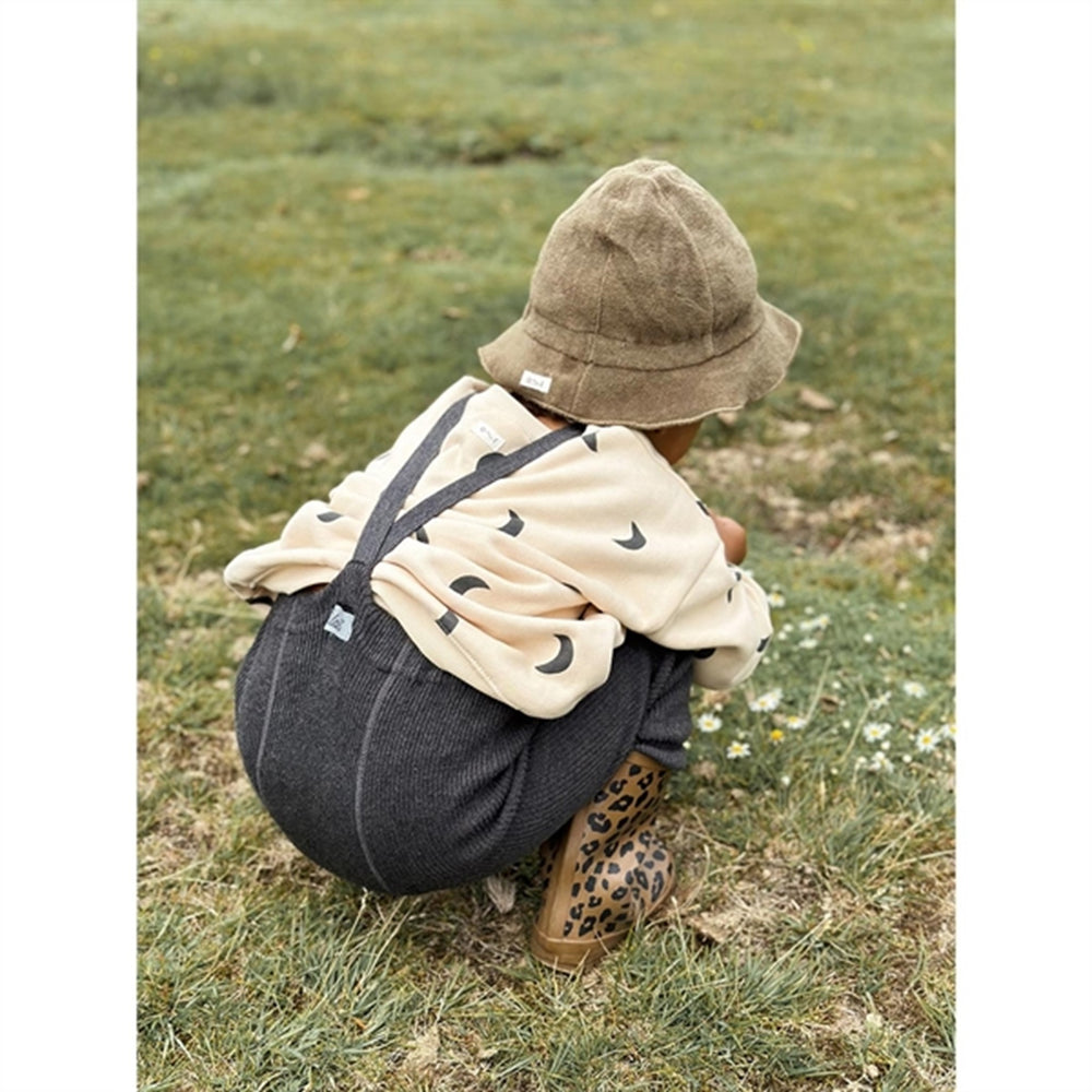Roomy Footless Dark Grey Blend