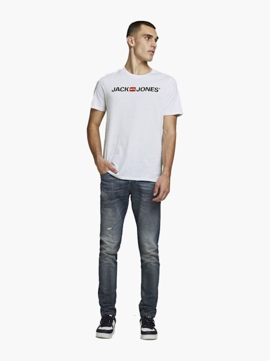 JACK & JONES T-Shirt Weiss