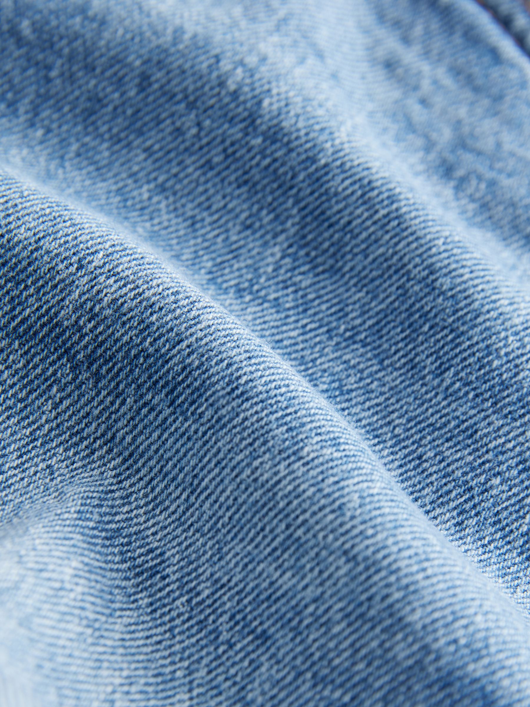 Normaal blauw - Denim jongensshort
