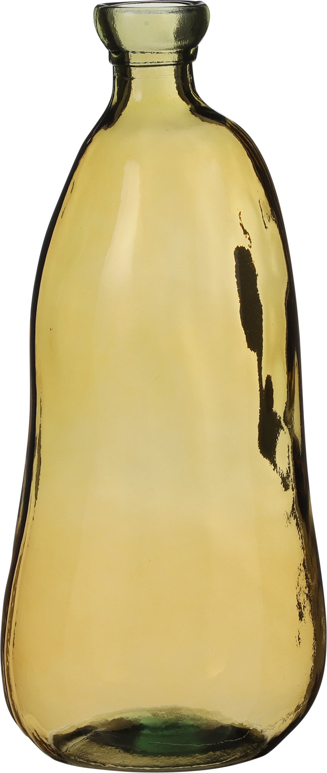 Mica Decorations vaas Organic geel D 23 H 51 cm