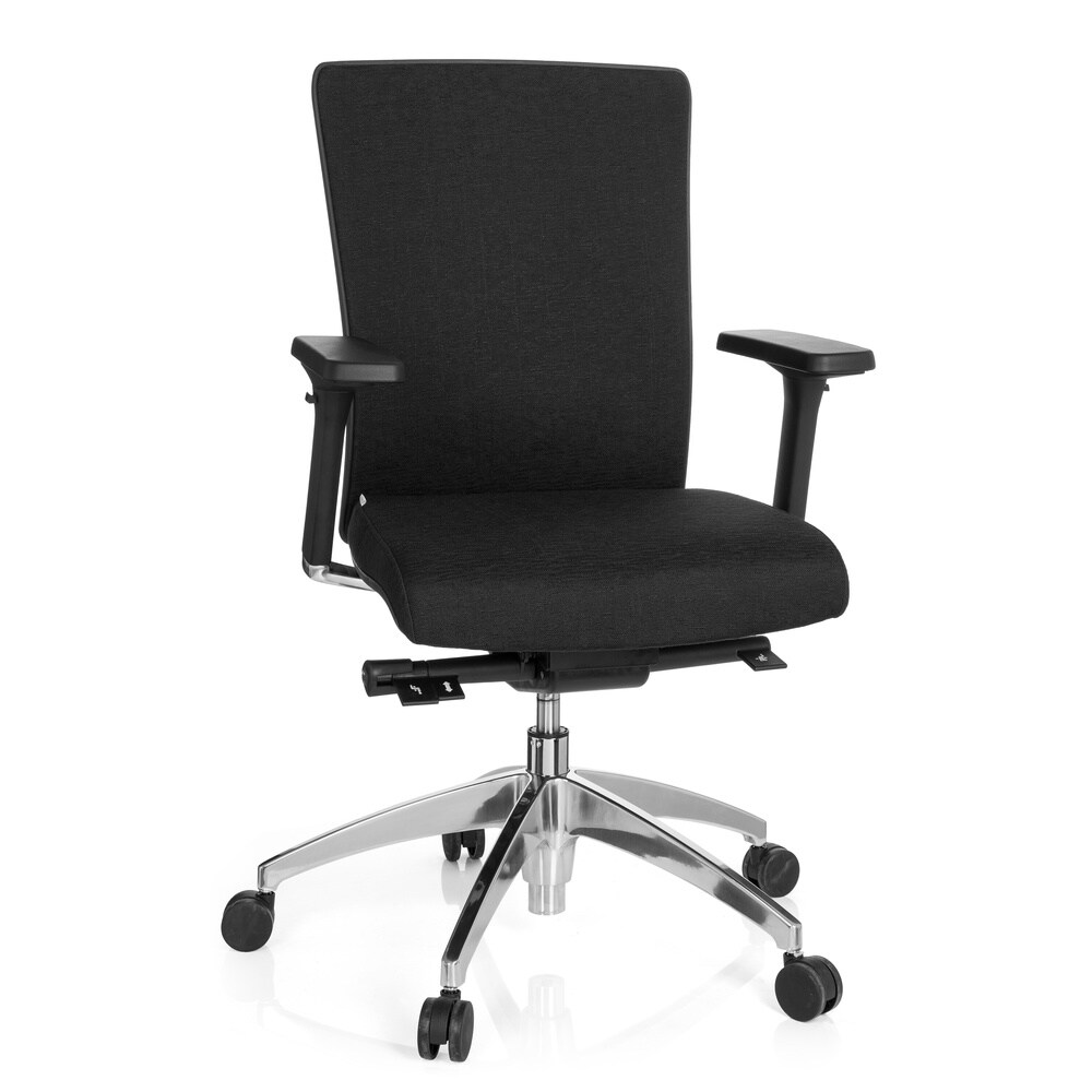 Profi Bürostuhl ASTRA BASE Stoff mit Armlehnen (höhenverstellbar) hjh OFFICE