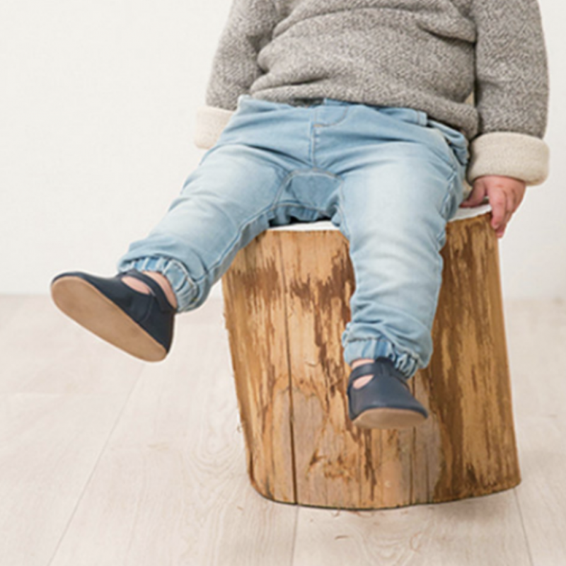 Bobux Bobux chaussons t-bar marine