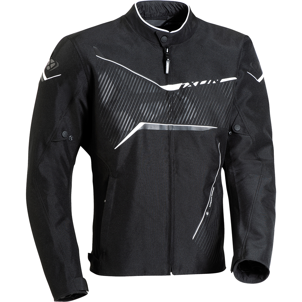 Ixon - Blouson Slash Noir / Blanc