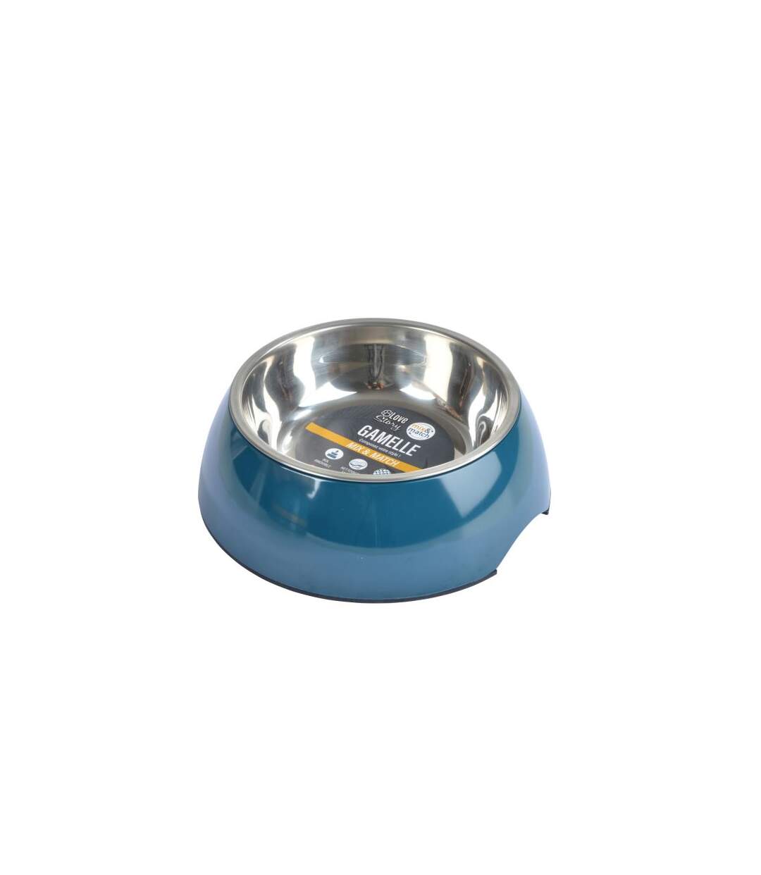Paris Prix - Gamelle Pour Chien & Chat bol Inox 17cm Emeraude