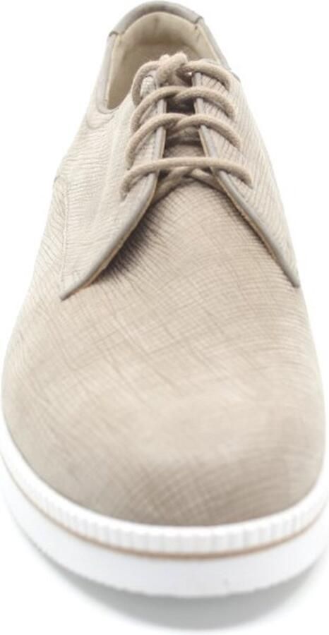Durea 6191~G~~~~~~~~~~~~~~~~~~~~~~~~ Dames veterschoenen Taupe