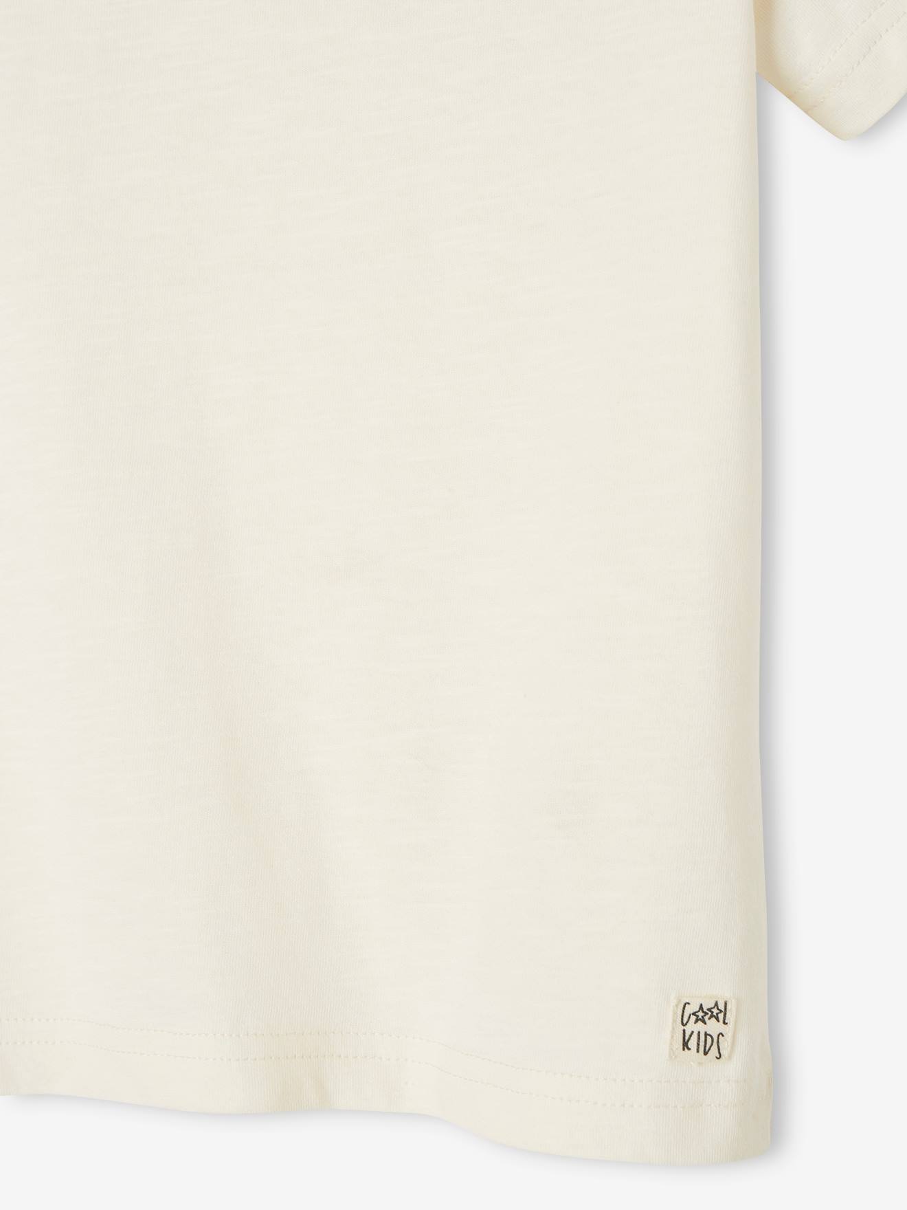 Camiseta de manga curta personalizável para meninos, azul claro