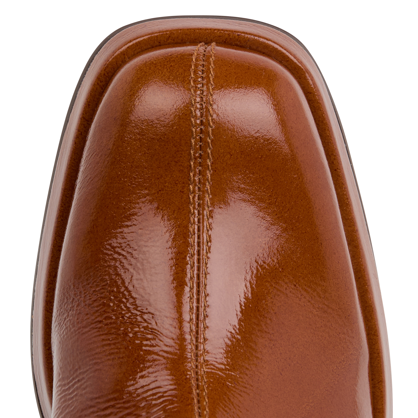 KENTIN - Bottines en cuir vernis | Marron