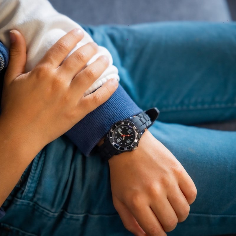 Montre Unisexe CHTIME bracelet Silicone Noir
