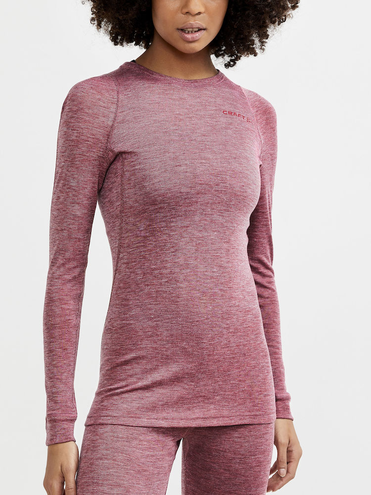 Craft CORE Wool Merino LS Tee W Rose