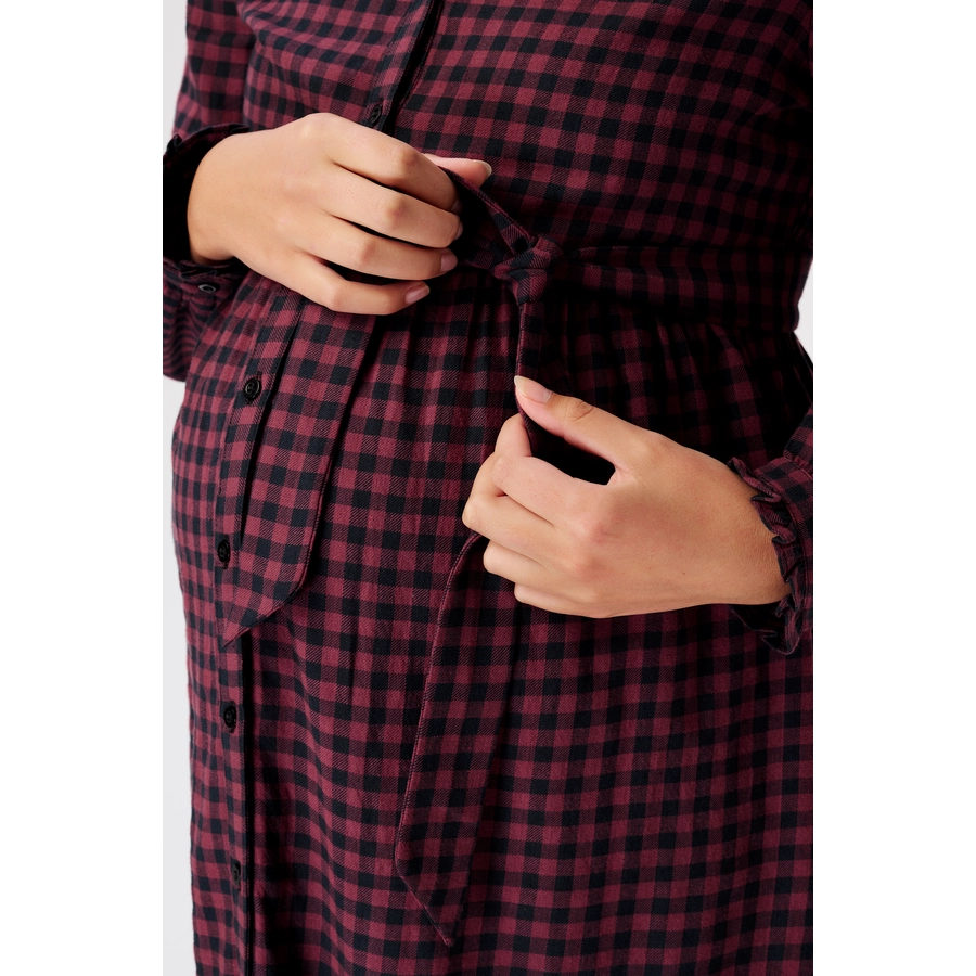 Esprit Still-Kleid Plum red