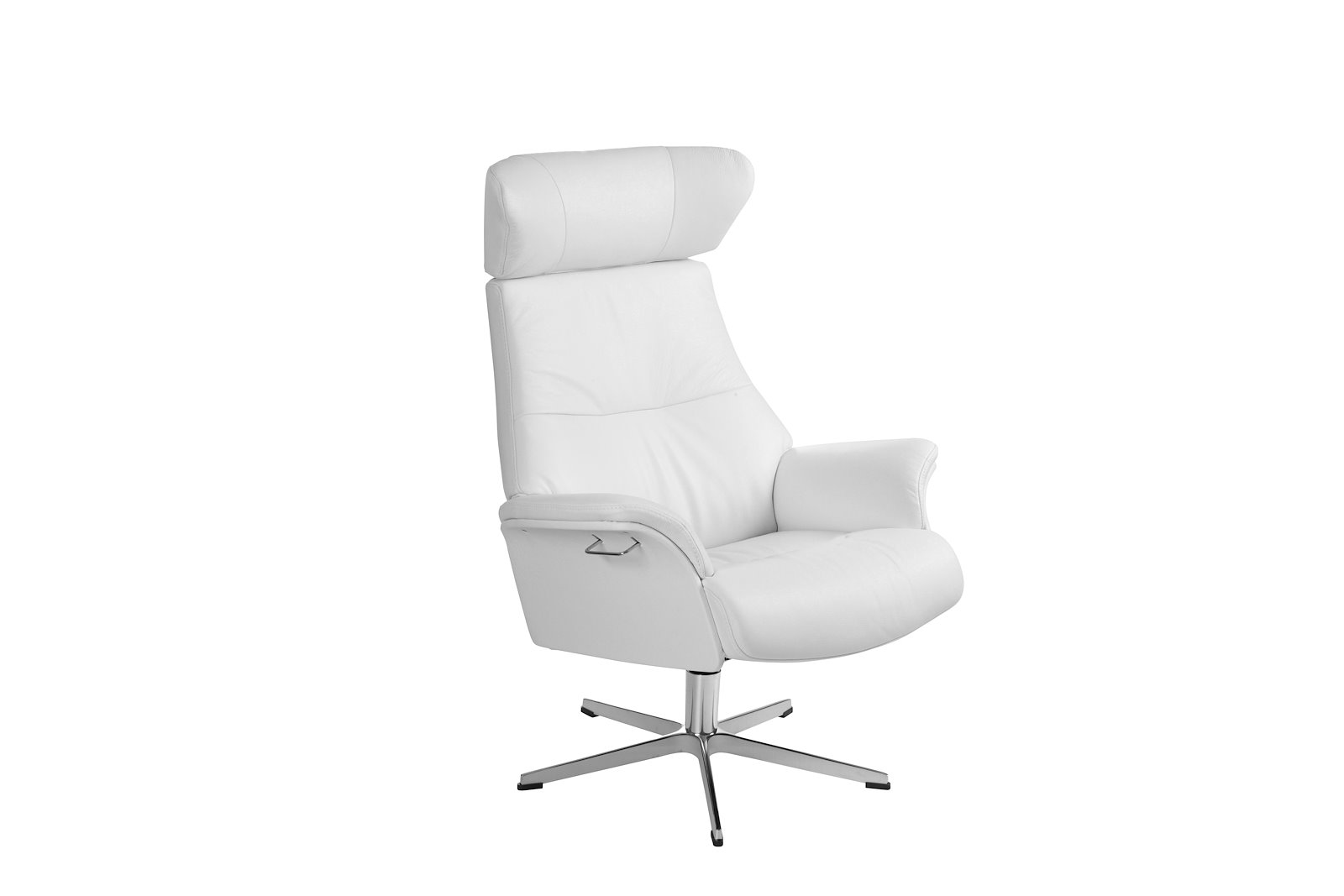 Air Lenestol I hud Fantasy 2514-02 Pure White, Standard svingfot alu. Skrog helkledd