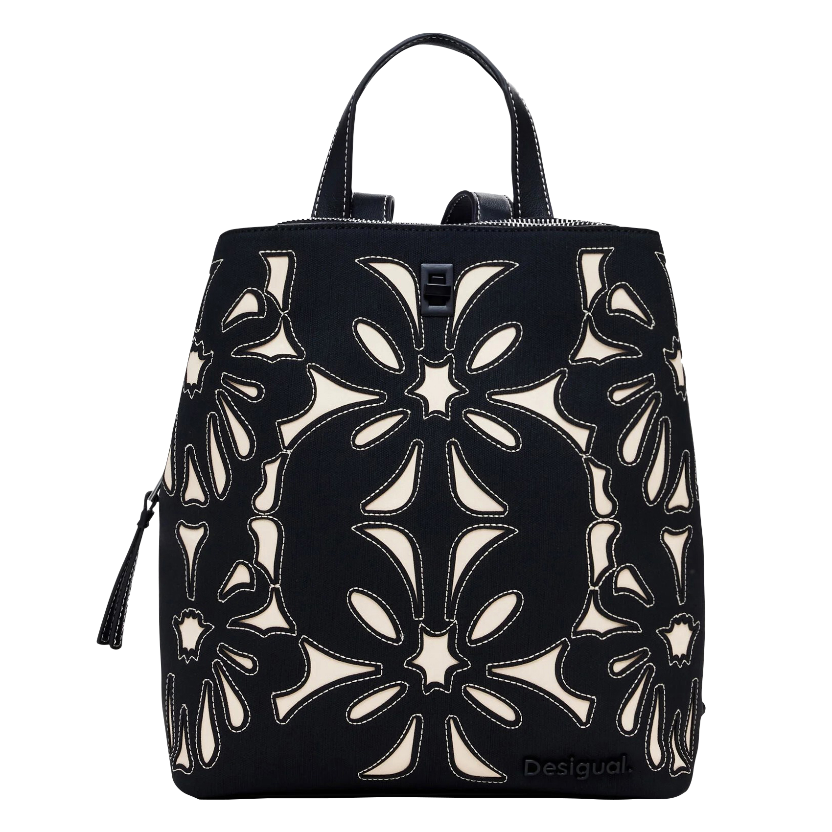 Sac à dos à motifs | Noir