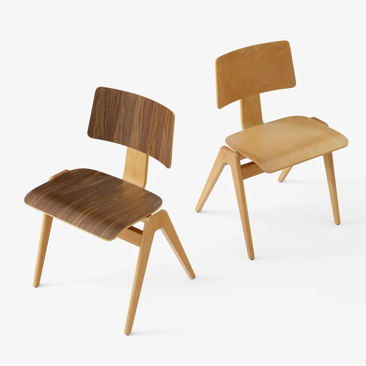&Tradition - Daystak RD1 Side Chair, Buche