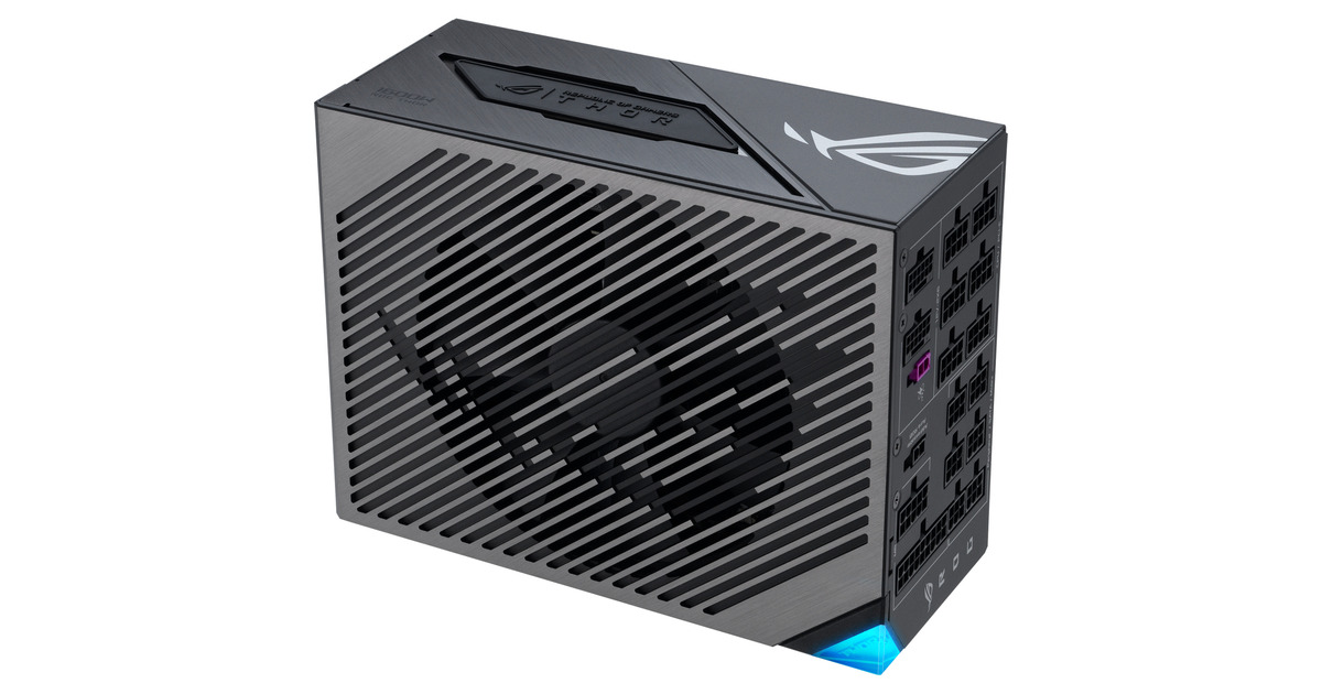 ASUSROG THOR Titanium III modulaire 1600 watt voeding   (Zwart, 2x 12V-2x6, 4x PCIe)